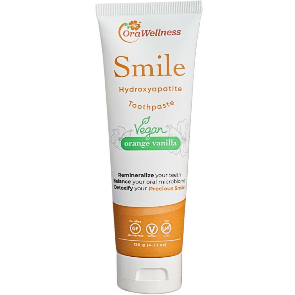 OraWellness Smile Hydroxyapatite Toothpaste - Vegan Orange Vanilla